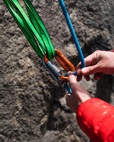 111mm x 62mm / Orange Gray / Orbit Twist ARM-Orbit-TwistLock ARMBURY Climbing Gear