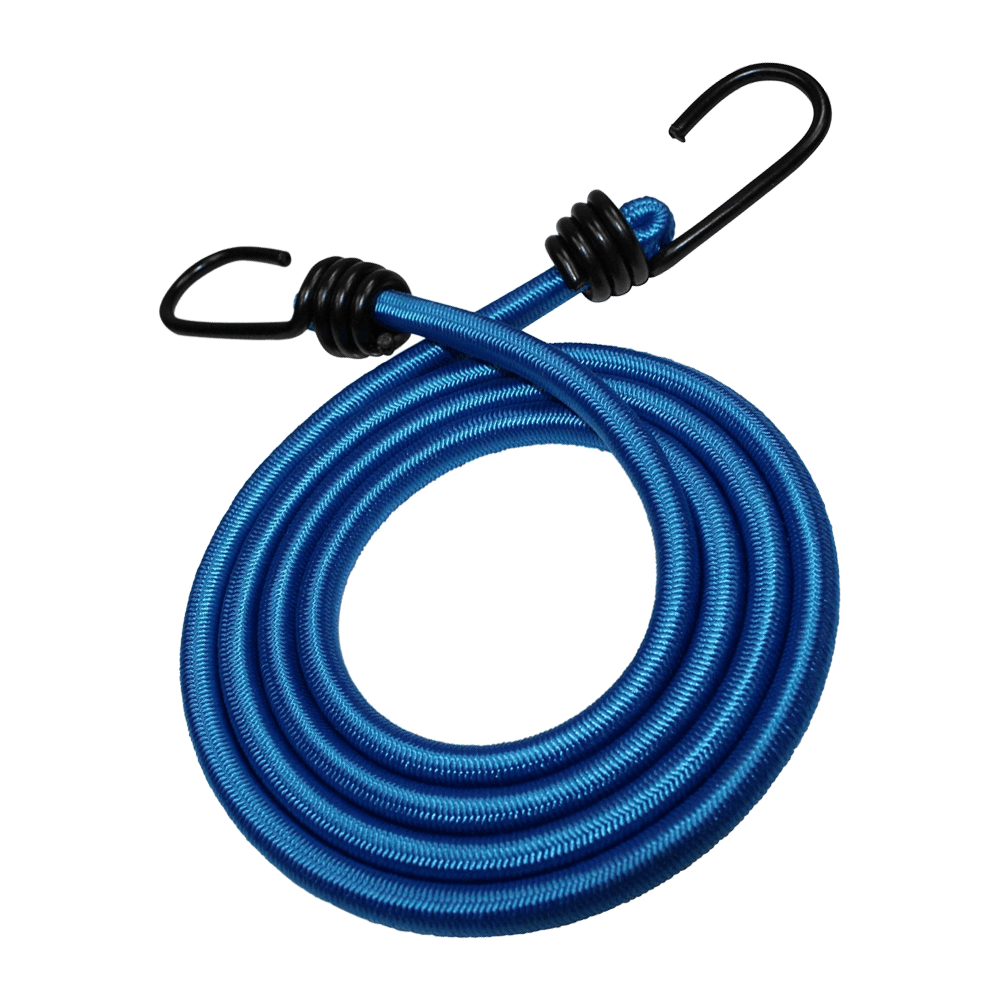 Marine Grade Bungee Cords with 2 Hooks - 4-Pack | USA Made