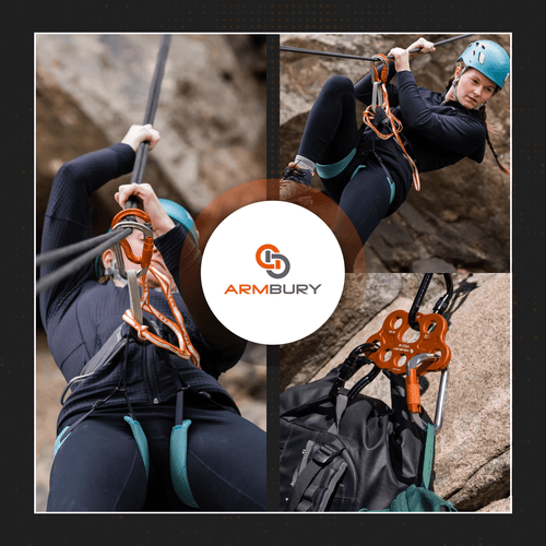 Domes Triple / Gray Orange / 112mm x 75mm ARM-Domes-TripleLock SGT KNOTS Climbing Gear