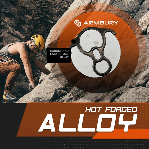 ARM-Belay-Figure8-Gray SGT KNOTS Climbing Gear