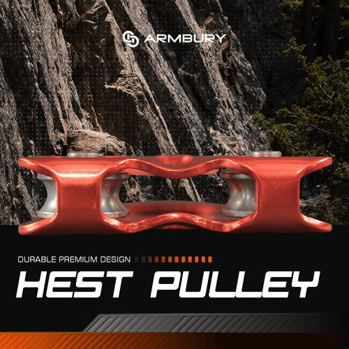 120mm x 88mm ARM-Pull-HestMobileDouble-Orange SGT KNOTS Climbing Gear