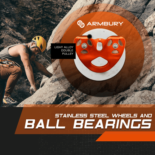 120mm x 88mm ARM-Pull-HestMobileDouble-Orange SGT KNOTS Climbing Gear