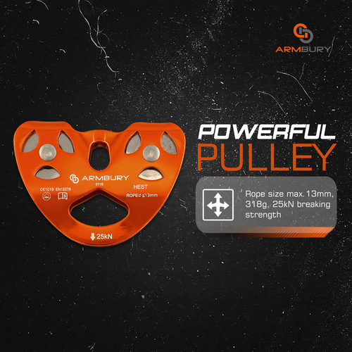 120mm x 88mm ARM-Pull-HestMobileDouble-Orange SGT KNOTS Climbing Gear