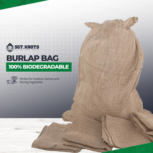 All Natural Burlap Feed Bag (Pack of 3), Size: 40