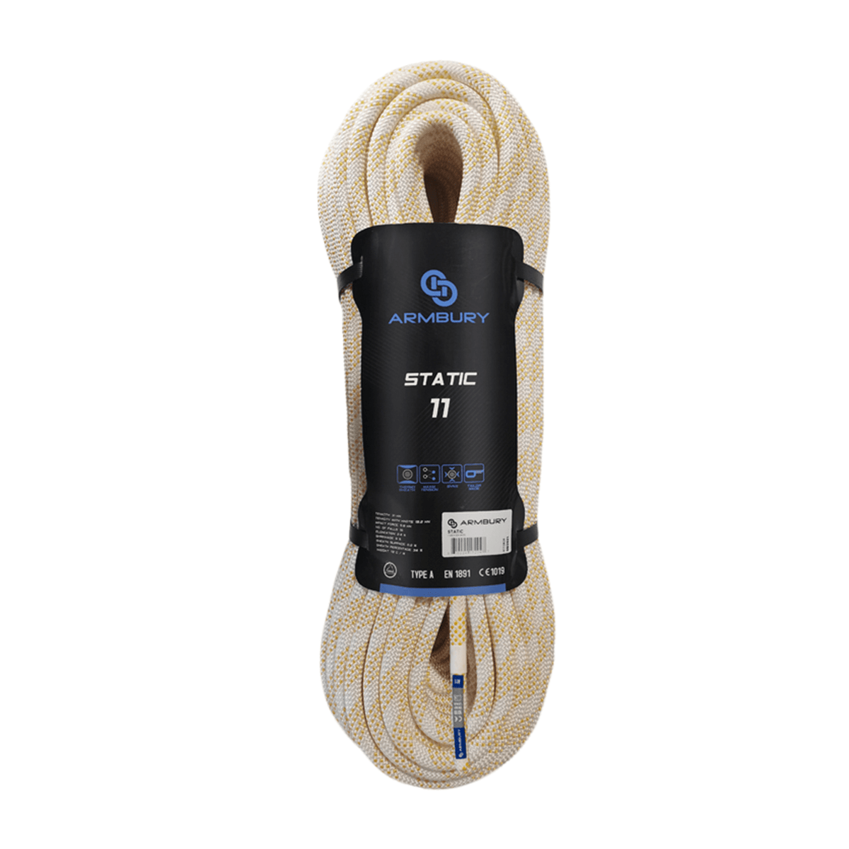 Armbury Static Climbing Rope 10.5mm and 11mm10.5mmx 200m / White