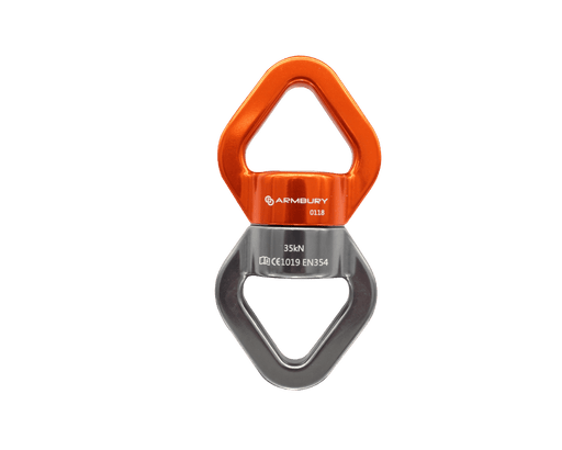 107mm x 114mm / Gray ARM-Rig-Swivel SGT KNOTS Climbing Gear