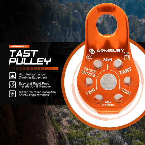 50mm x 76mm / Orange ARM-Pull-TastFixedSingle-Orange SGT KNOTS Climbing Gear