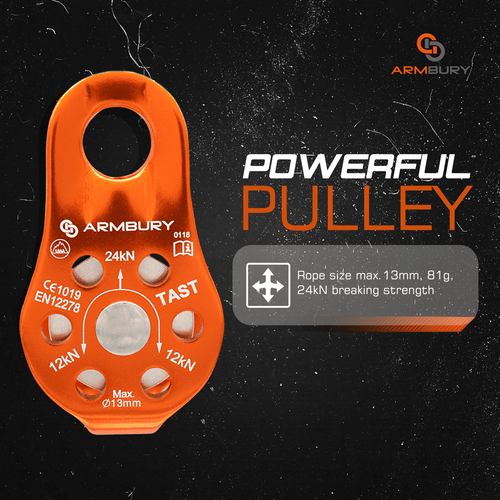 50mm x 76mm / Orange ARM-Pull-TastFixedSingle-Orange SGT KNOTS Climbing Gear