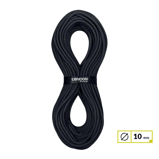  Powerful UIAA Static Rock Climbing Rope - High Strength Static  Climbing Rope - Rock Mountaineering Climbing Gear - 10.5mm Rescue Rope -  Heavy Duty Rope (Black, 32) : Sports & Outdoors
