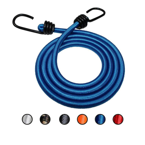SGT KNOTS Marine Grade Shock Cord - 100% Stretch, Dacron Polyester Bungee  for DIY Projects, Tie Downs, Commercial Uses (1/8, 100ft, Red) 