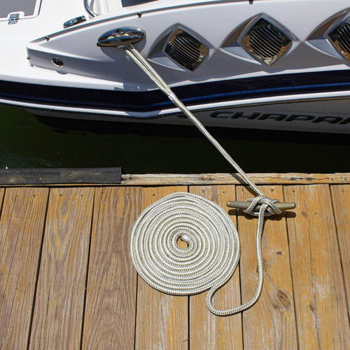 NIP 2 Pack, Jet Logic Boat Rope Floating Dock Line w/Nylon Snap Hook PWCD-2