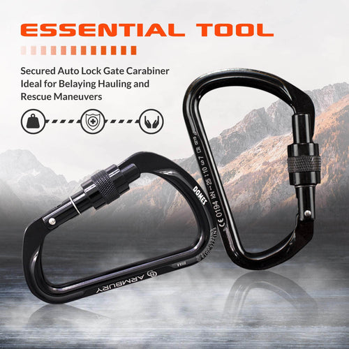 Domes Screw / Black / 112mm x 75mm ARM-Domes-ScrewLock SGT KNOTS Climbing Gear