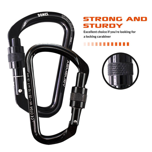 Domes Screw / Black / 112mm x 75mm ARM-Domes-ScrewLock SGT KNOTS Climbing Gear