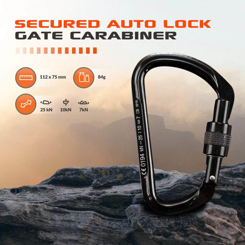 Domes Screw / Black / 112mm x 75mm ARM-Domes-ScrewLock SGT KNOTS Climbing Gear