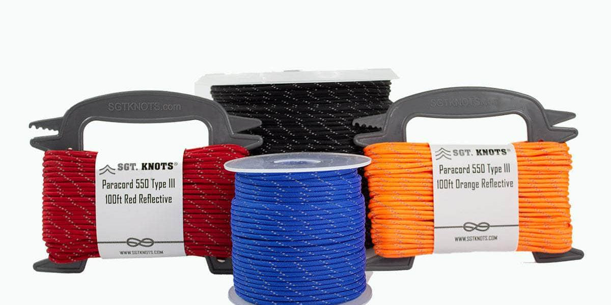Paracord Planet 550 Cord with Black Spool Tool – Parachute Cord – 50 or 100  Feet of Paracord – Outdoor Projects and Activities – Variety of Colors 