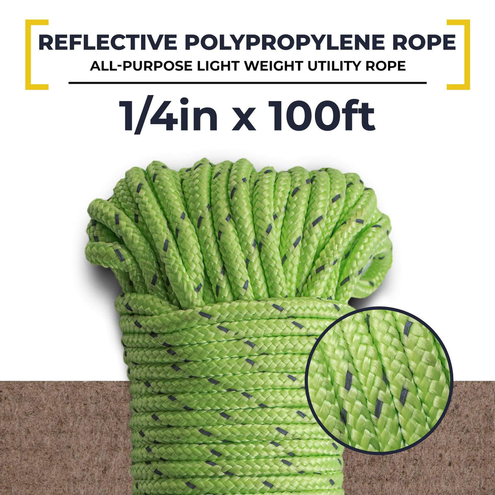 SGT KNOTS® Reflective Poly Rope – High Visibility & Multipurpose