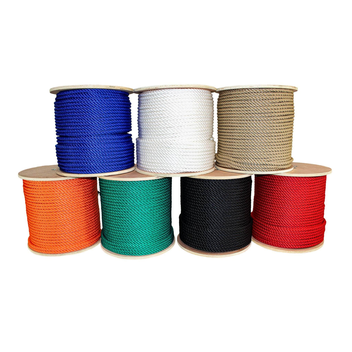 Twisted MFP - 3-strand Twisted Multifilament Polypropylene Rope