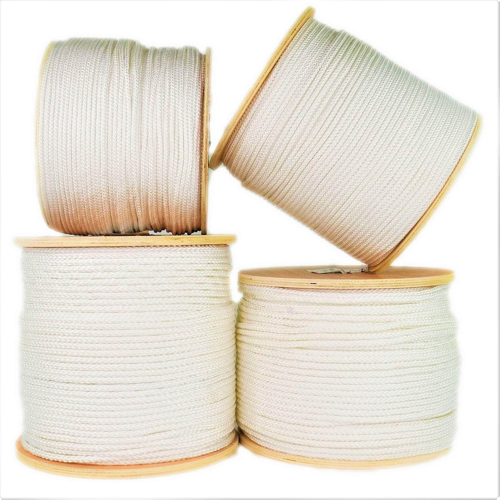 Braided Polyester Crab Fishing Line - A Great All Purpose Utility Cord That Does Not Float | 1/4 in | 1000 ft | Rope & Cord Superstore | Sgt Knots