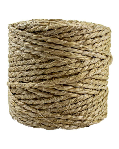 SGT KNOTS Twisted Sisal Rope for Cat Tree Replacement Parts - Sisal Twine  Natural Rope and Thick Twine for Crafts, DIY, Gardening, Decor, Indoor