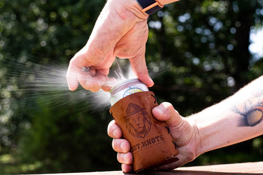 SK-LeatherKoozie SGT KNOTS Supply Co MERCH