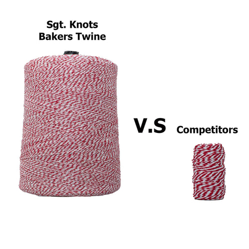 Bakers Twine - Solid Maraschino Solid Red Twine Spool