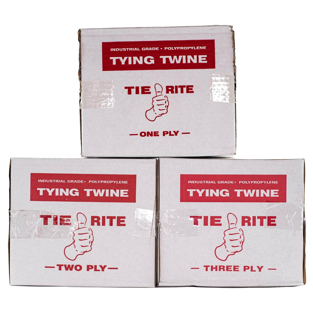 White Polypropylene Tying Twine - 1 Ply, 6,500 Feet - Lightweight Utility  Cord for Bundling