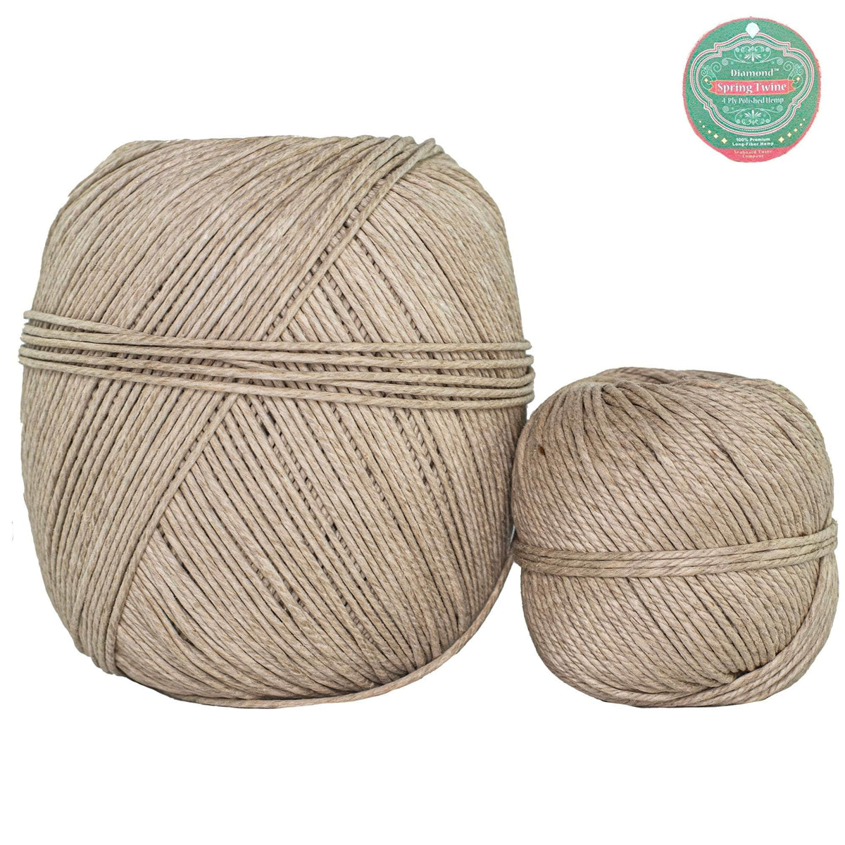 Sgt Knots SgT KNOTS Twisted Manila Rope - Natural 3 Strand Fiber Hemp Rope  for Indoor and Outdoor Use Multipurpose Manila Rope for crafts