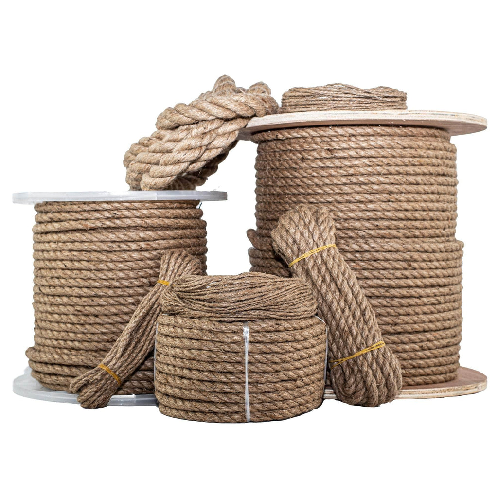 Non-Stretch, Solid and Durable thin jute rope 